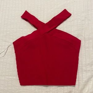 Red Aritzia Babaton top